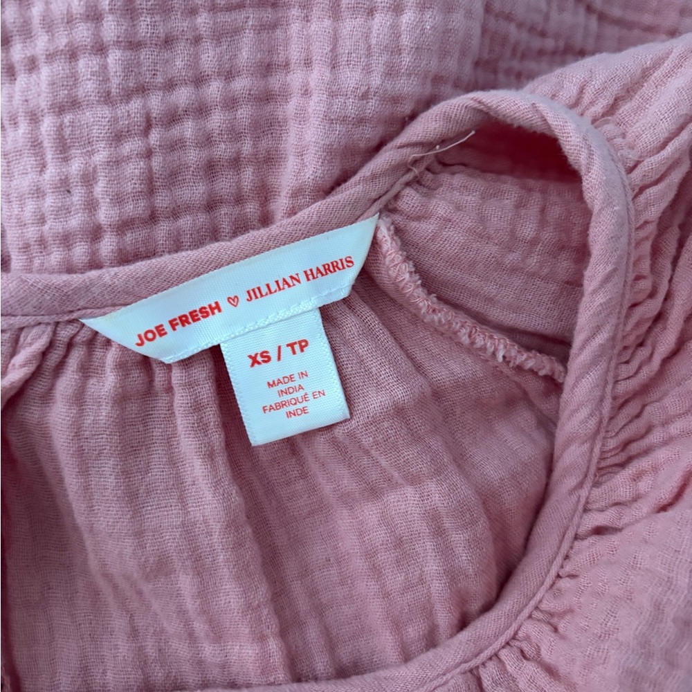 Jillian Harris x Joe Fresh Tiered Rose Pink Midi Dress - Picture 4 of 5